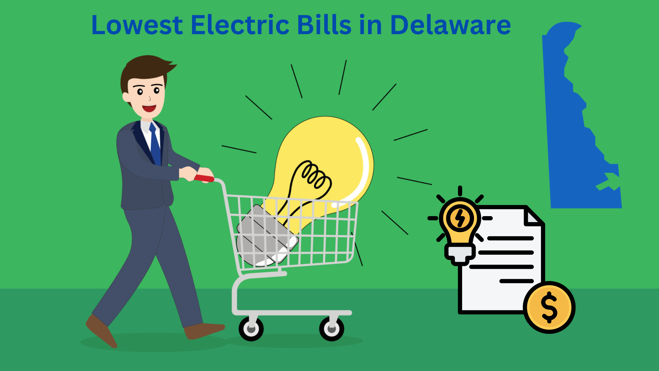 Man shopping for electricity in Delaware in order to lower his electric bill