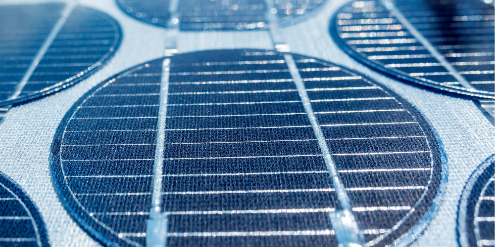 photovoltaic cells work because solar energy striking their surface
