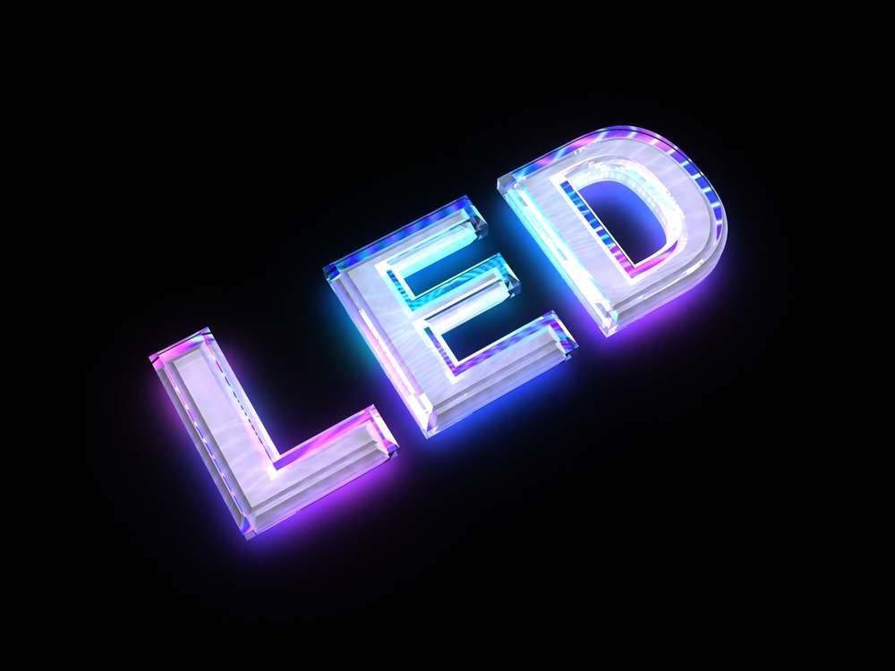 what are led lights made of