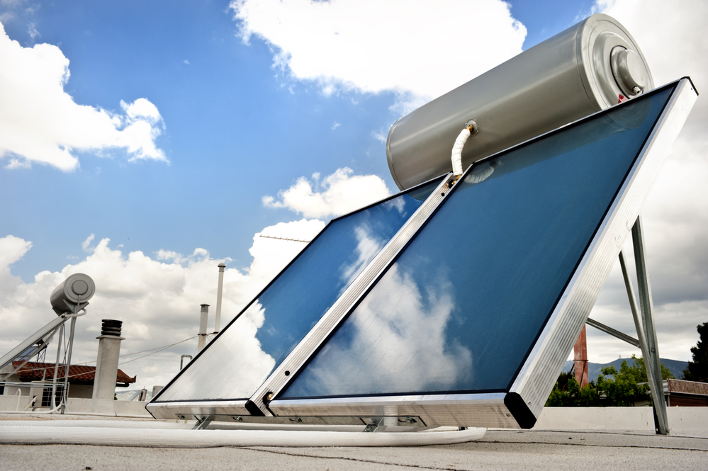 solar water heating system for home